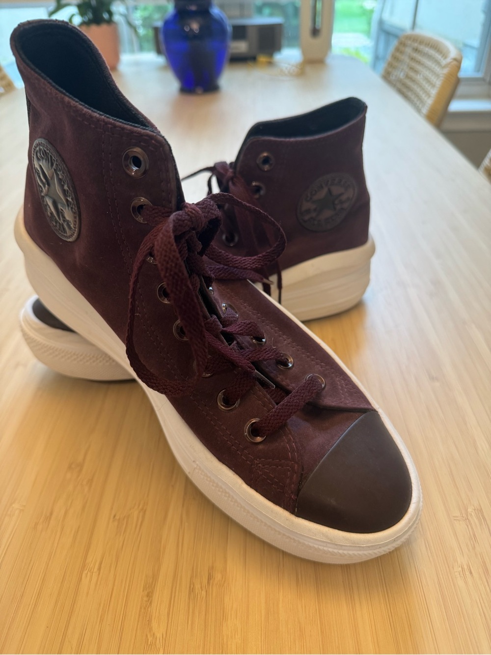 Converse Chuck Taylor All Star Move High Top Platform Women’s Black Currant